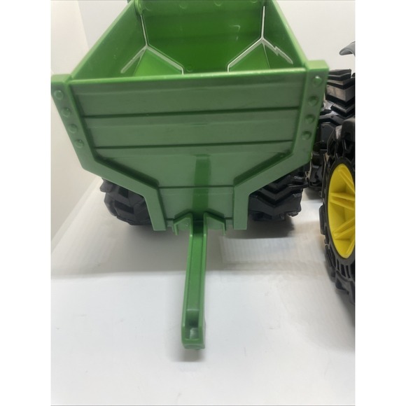 John Deere Kids Monster Treads Toy Tractor& Wagon & Lights & Sounds Not Tested - Picture 11 of 15